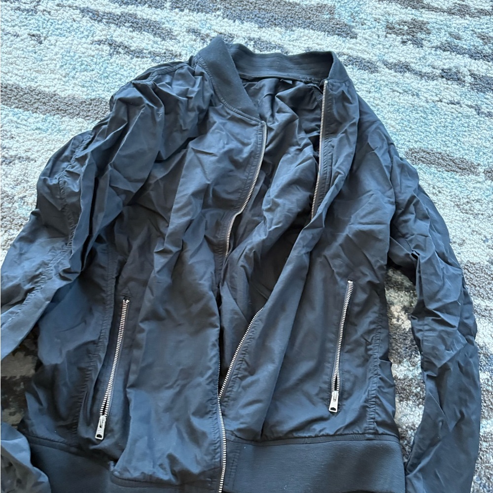 Men's Black Bomber Jacket